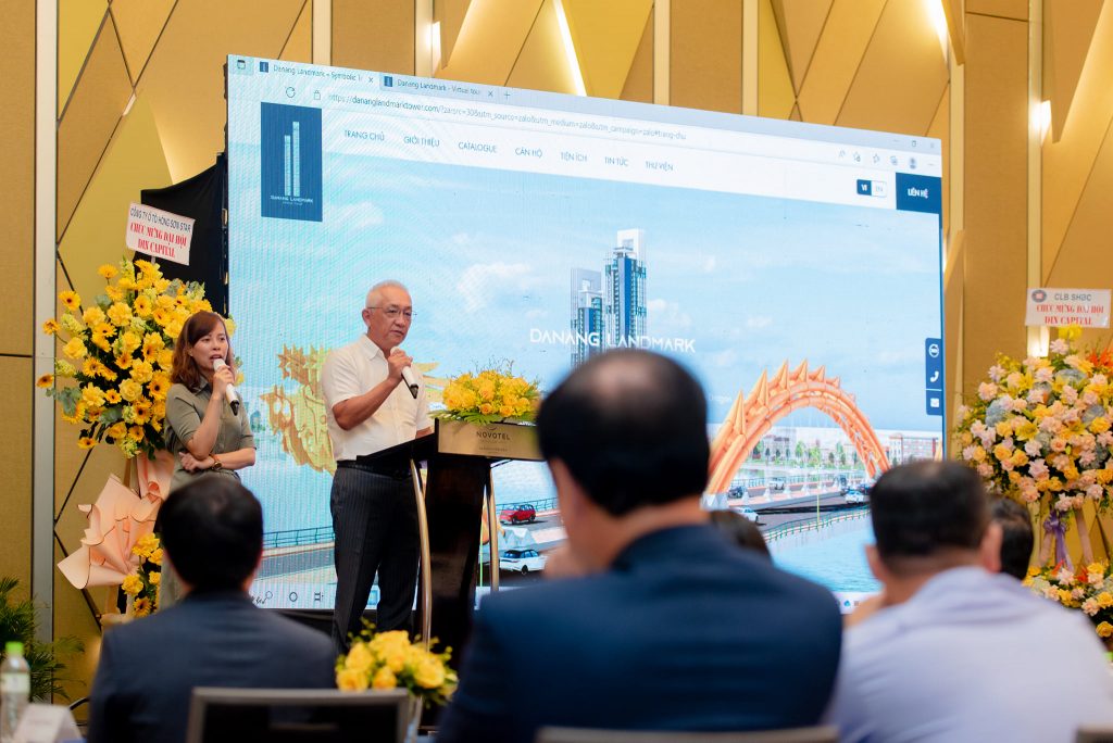 Ông Morii trình bày dự án Đà Nẵng landmark 