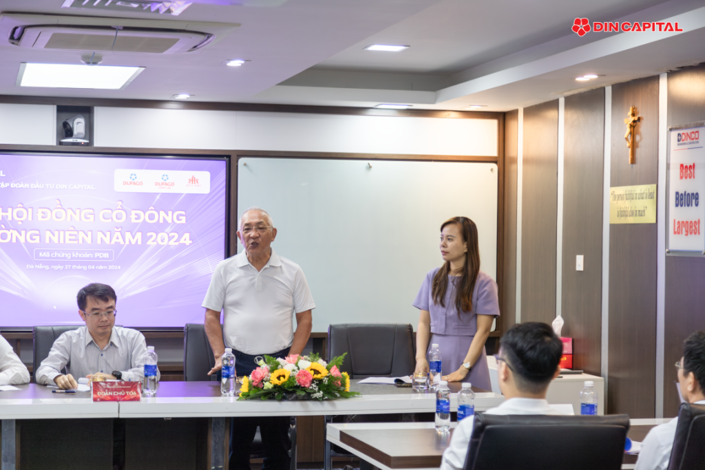 ĐOÀN CHỦ TỌA ĐẠI HỘI ĐỒNG CỔ ĐÔNG THƯỜNG NIÊN DIN CAPITAL 2024